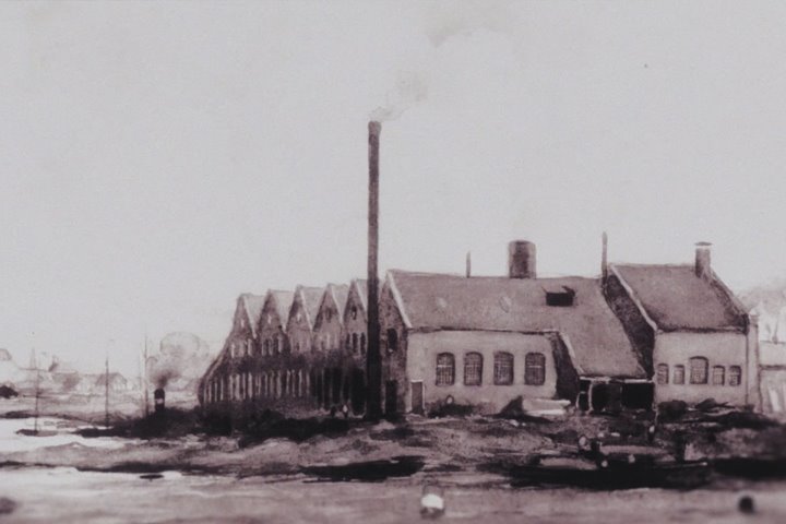 Historical image of factory
